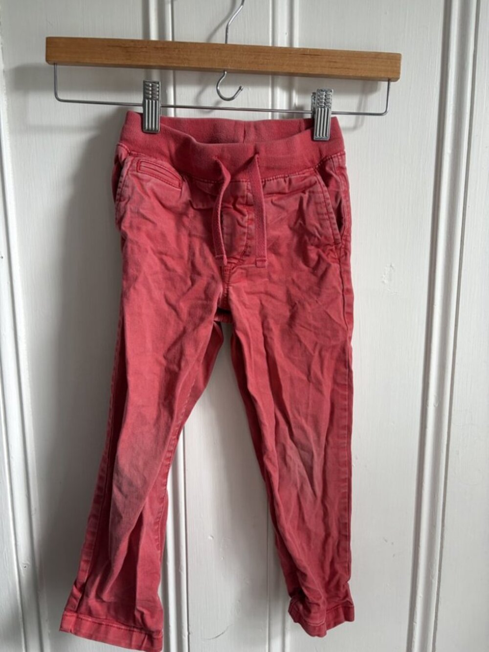 Baby GAP Red Pull On Pants Toddler 4T Drawstring Knit Waist